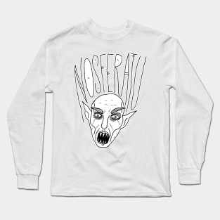 Nosferatu's Head Long Sleeve T-Shirt